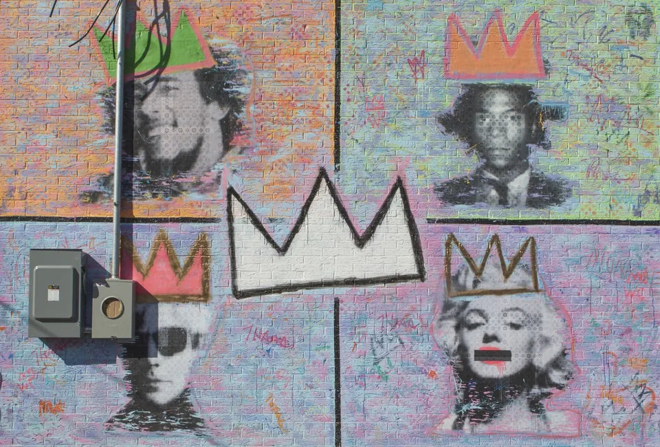 Heavy is the Head that Wears the Crown mural by not.travis in Deep Ellum before demolition